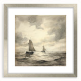 Vintage Sailing Seascape Art – Classic Nautical Wall Print