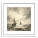 Vintage Sailing Seascape Art – Classic Nautical Wall Print