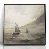 Vintage Sailing Seascape Art – Classic Nautical Wall Print