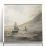 Vintage Sailing Seascape Art – Classic Nautical Wall Print