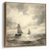 Vintage Sailing Seascape Art – Classic Nautical Wall Print