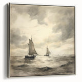 Vintage Sailing Seascape Art – Classic Nautical Wall Print