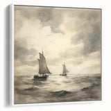 Vintage Sailing Seascape Art – Classic Nautical Wall Print