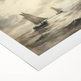 Vintage Sailing Seascape Art – Classic Nautical Wall Print