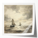 Vintage Sailing Seascape Art – Classic Nautical Wall Print