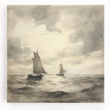 Vintage Sailing Seascape Art – Classic Nautical Wall Print