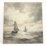 Vintage Sailing Seascape Art – Classic Nautical Wall Print