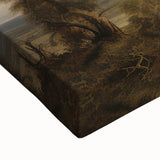 Vintage Landscape Art - Dramatic Sky over Countryside