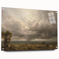 Vintage Landscape Art - Dramatic Sky over Countryside