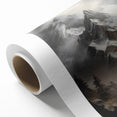 Misty Mountain Peaks – Vintage Landscape Wall Art for Nature Lovers
