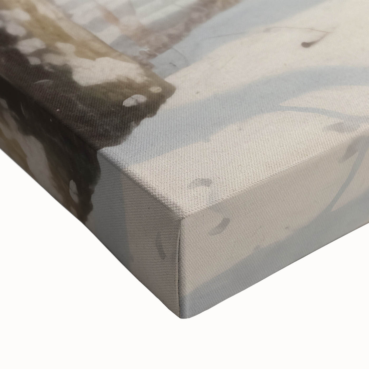Vintage Landscape Art – Snowy Winter Pathway – Antique Winter Scene Wall Art
