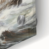 Vintage Tall Ship in Storm – Classic Maritime Wall Art