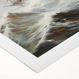Vintage Tall Ship in Storm – Classic Maritime Wall Art