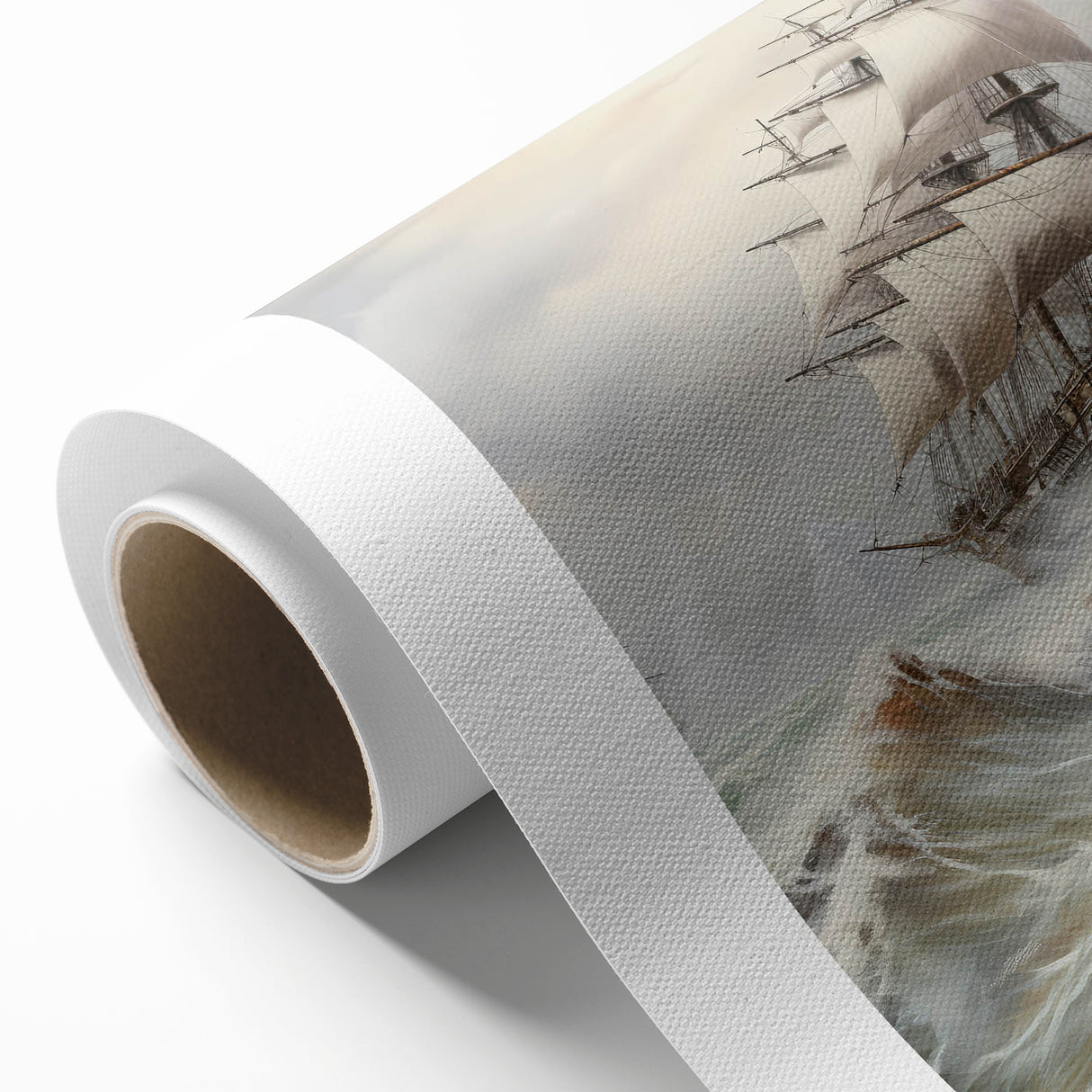 Vintage Tall Ship in Storm – Classic Maritime Wall Art