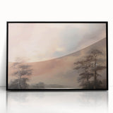 Vintage Landscape Art - Serene Sky and Trees