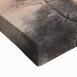 Vintage Landscape Art - Serene Sky and Trees