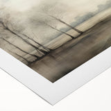 Vintage Landscape Art - Tranquil Trees by the Water