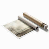 Vintage Landscape Art - Tranquil Trees by the Water