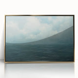 Vintage Landscape Art - Calm Ocean and Sky
