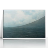 Vintage Landscape Art - Calm Ocean and Sky