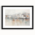 Vintage Landscape Art - Abstract Cityscape Reflection