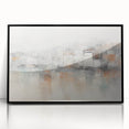 Vintage Landscape Art - Abstract Cityscape Reflection