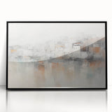 Vintage Landscape Art - Abstract Cityscape Reflection