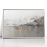 Vintage Landscape Art - Abstract Cityscape Reflection