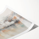 Vintage Landscape Art - Abstract Cityscape Reflection