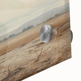 Vintage Landscape Art - Lone Tree in Barren Field