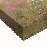 Vintage Landscape Art - Ruins in Blooming Field