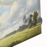 Vintage Landscape Art - Meadow with Trees and Horses