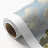 Vintage Landscape Art - Meadow with Trees and Horses