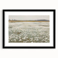 Vintage Landscape Art – Blossoming Field of Flowers – Antique Nature Scene Wall Art
