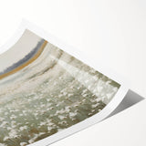 Vintage Landscape Art – Blossoming Field of Flowers – Antique Nature Scene Wall Art