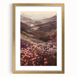 Blooming Valley Landscape – Vintage Nature Wall Art