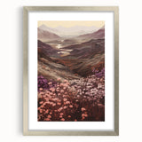 Blooming Valley Landscape – Vintage Nature Wall Art