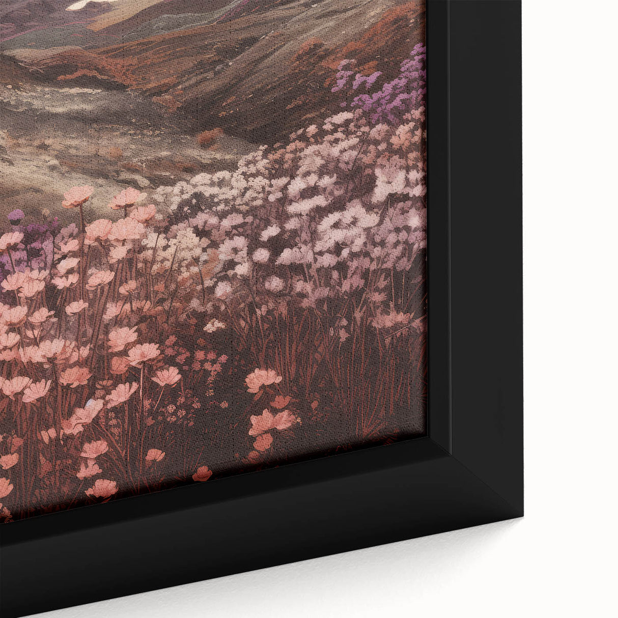 Blooming Valley Landscape – Vintage Nature Wall Art