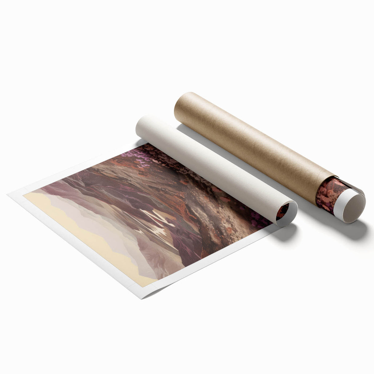 Blooming Valley Landscape – Vintage Nature Wall Art