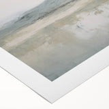 Vintage Landscape Art – Misty Mountain and Reflection – Antique Nature Scene Wall Art