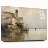 Vintage Landscape Art - Historic Scenery with Reflections