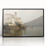 Vintage Landscape Art - Historic Scenery with Reflections