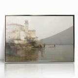 Vintage Landscape Art - Historic Scenery with Reflections