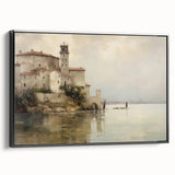 Vintage Landscape Art - Historic Scenery with Reflections