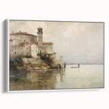 Vintage Landscape Art - Historic Scenery with Reflections