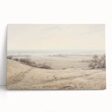 Vintage Landscape Art - Serene Countryside View in Soft Hues