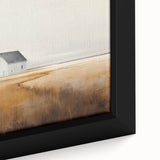 Vintage Landscape Art – Peaceful Rustic House Print