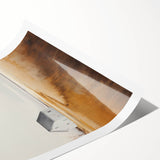 Vintage Landscape Art – Peaceful Rustic House Print