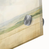 Vintage Landscape Art - Serene Countryside Fields in Soft Hues