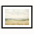 Vintage Landscape Art - Serene Countryside Fields in Soft Hues